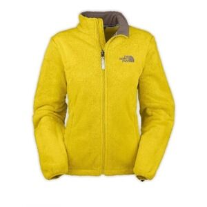 The North Face Womens Osito Jacket Size Medium Yellow Sherpa Lightweight